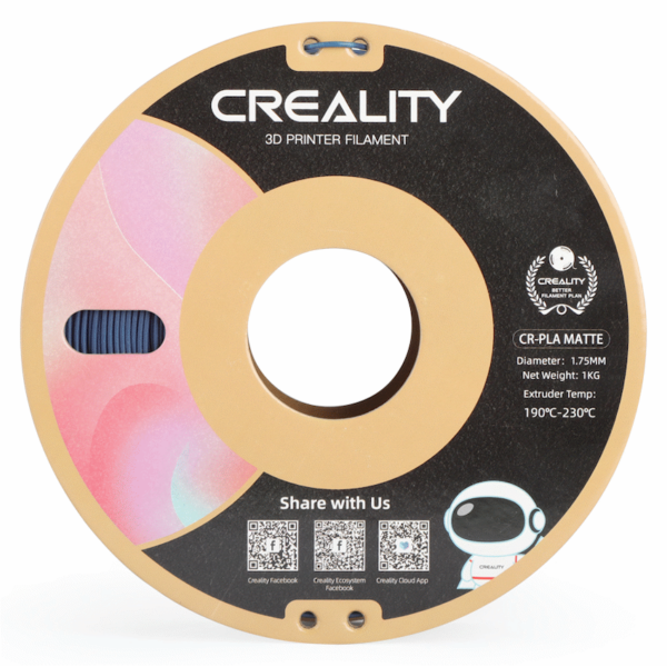 Creality CR-PLA Matte Filament – Navy Blue (1kg)