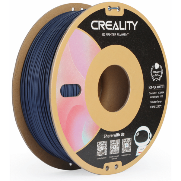 Creality CR-PLA Matte Filament – Navy Blue (1kg)