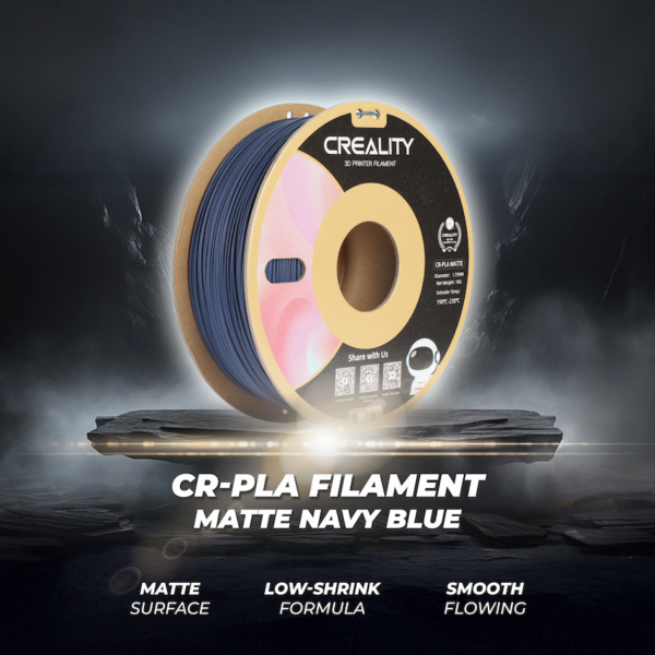 Creality CR-PLA Matte Filament – Navy Blue (1kg)