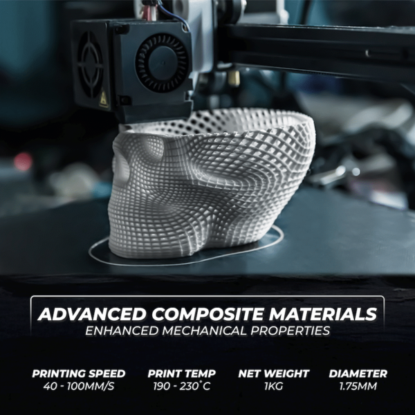 Creality CR-PLA Matte Filament – Grey (1kg)