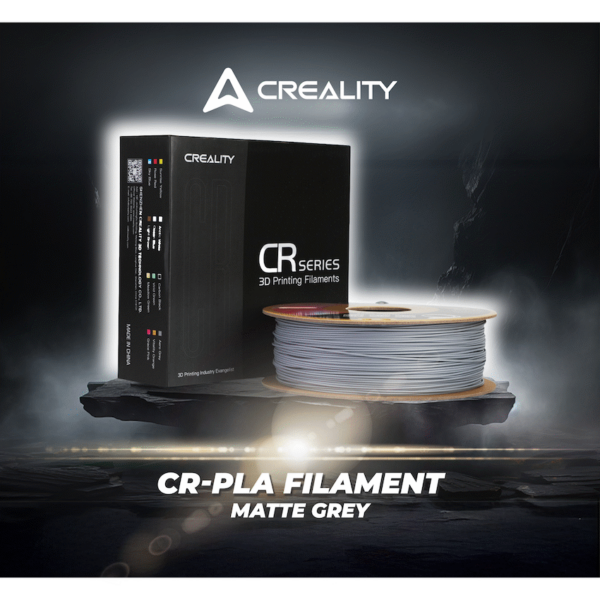 Creality CR-PLA Matte Filament – Grey (1kg)