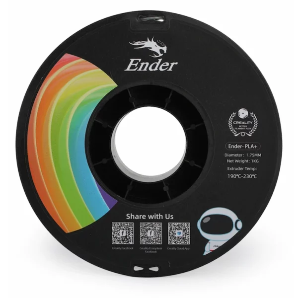 Creality Ender PLA+ Filament – Grey (1kg)