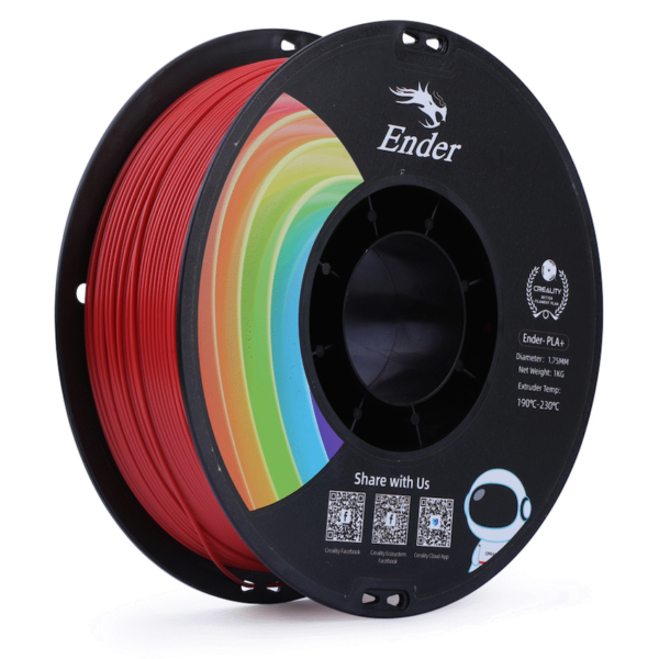 Creality Ender PLA+ Filament – Red (1kg)