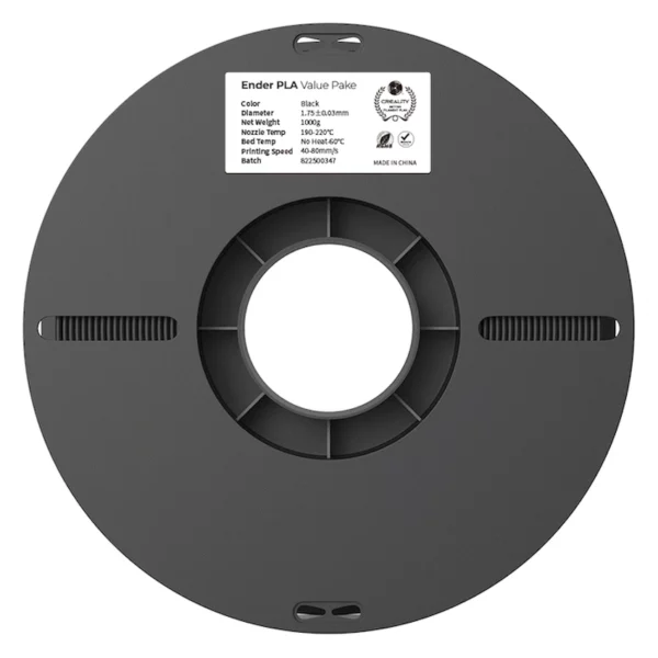 Creality Ender PLA Filament Value Pack – Black & White (2kg)