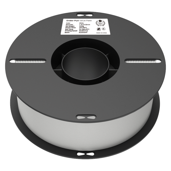 Creality Ender PLA Filament Value Pack – Black & White (2kg)