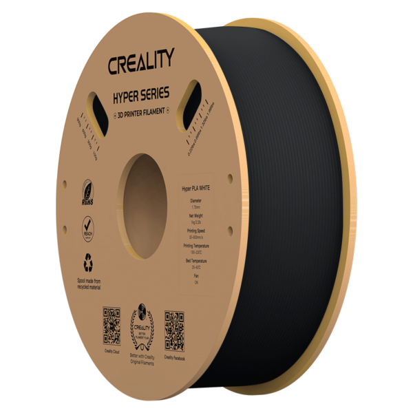 Creality Hyper PLA High-Speed Filament – Black (1kg)