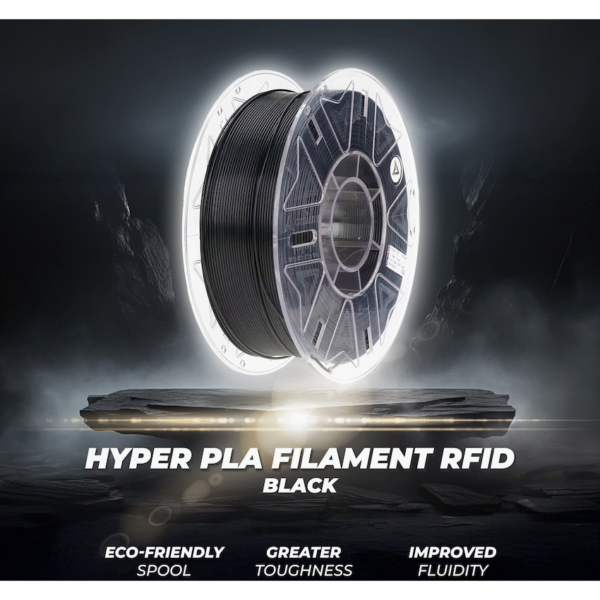Creality Hyper PLA RFID Filament – Black (1kg)