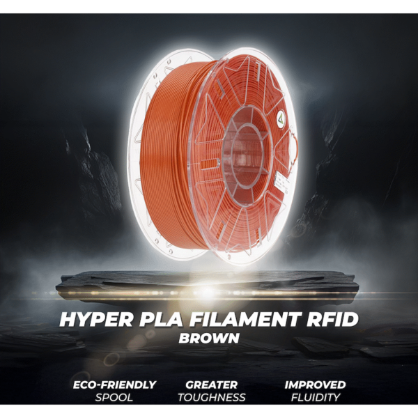 Creality Hyper PLA RFID Filament – Brown (1kg)