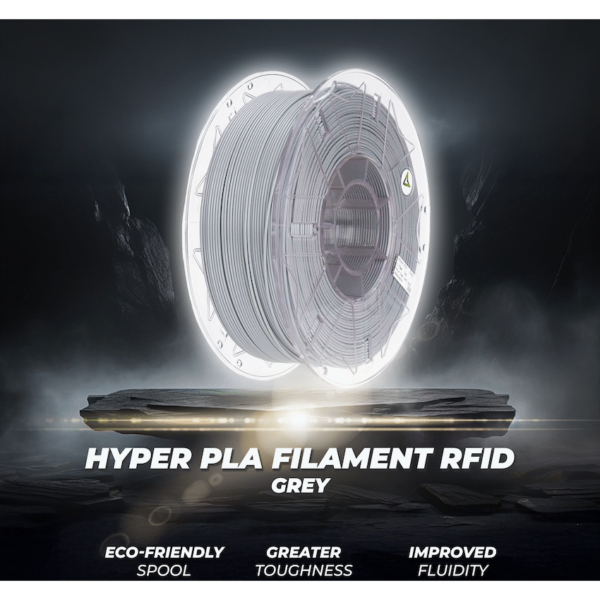 Creality Hyper PLA RFID Filament – Grey (1kg)