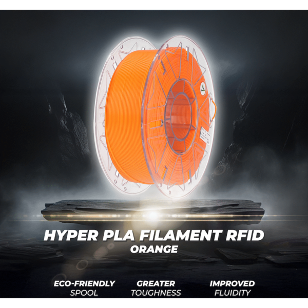 3301010467-3 Creality Hyper PLA RFID Filament – Orange (1kg)