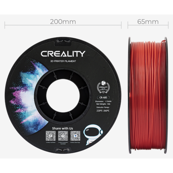 Creality ABS Filament – Red (1kg)