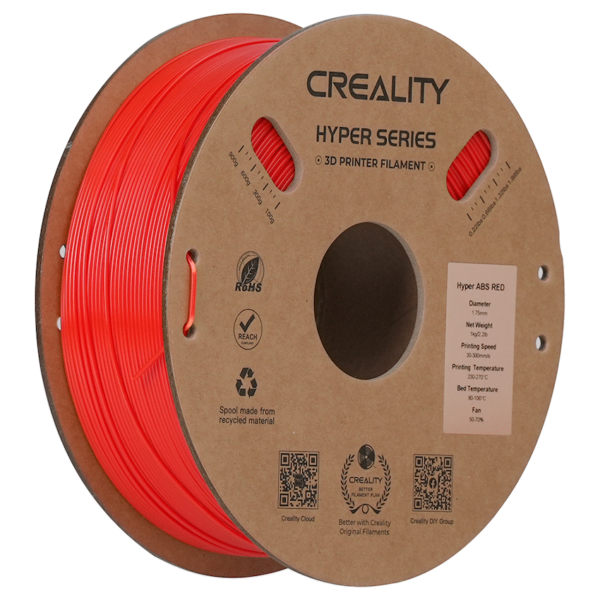 Creality Hyper ABS Filament – Red (1kg)