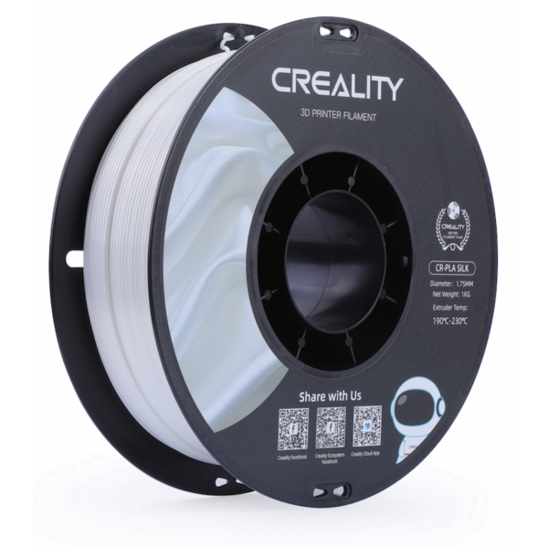 3301120004-1 Creality Silk PLA Filament – White (1kg)