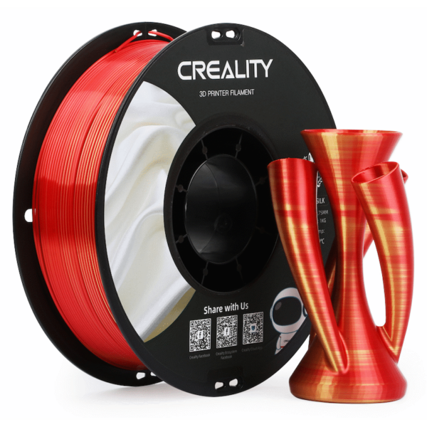 Creality Dual Silk PLA Filament – Golden-Red (1kg)