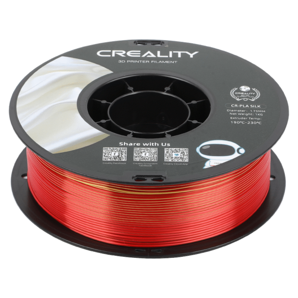 Creality Dual Silk PLA Filament – Golden-Red (1kg)