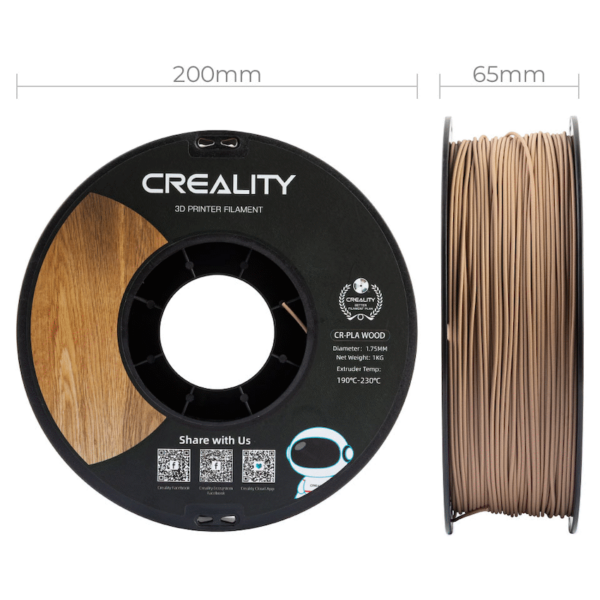 Creality Wood Filament – White Pine (1kg)