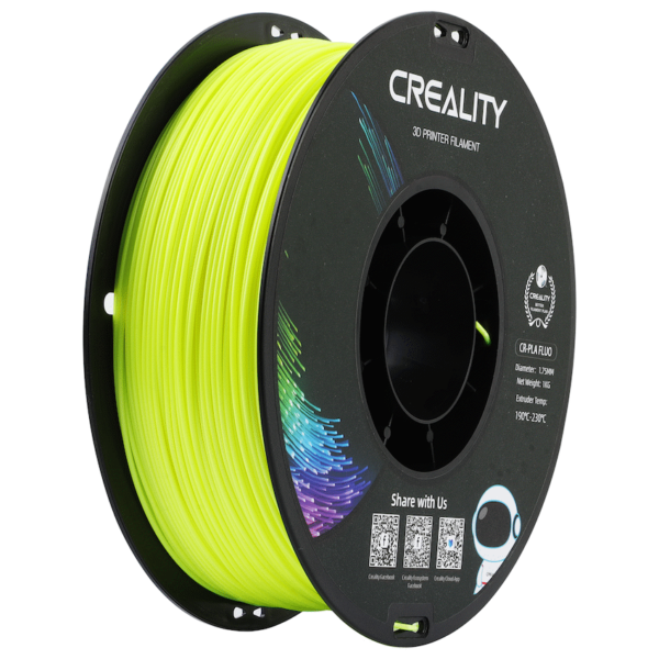 Creality PLA Filament – Fluorescent Yellow (1kg)