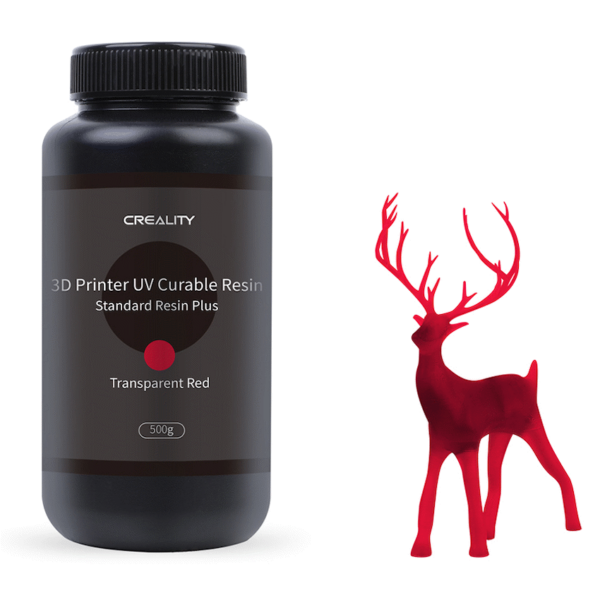 Creality LCD Resin – Transparent Red (500g)