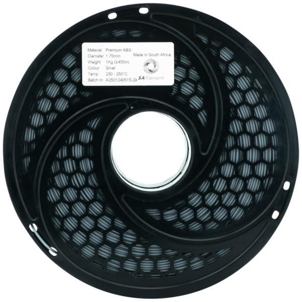 SA Filament ABS Premium Filament – Silver (1kg)