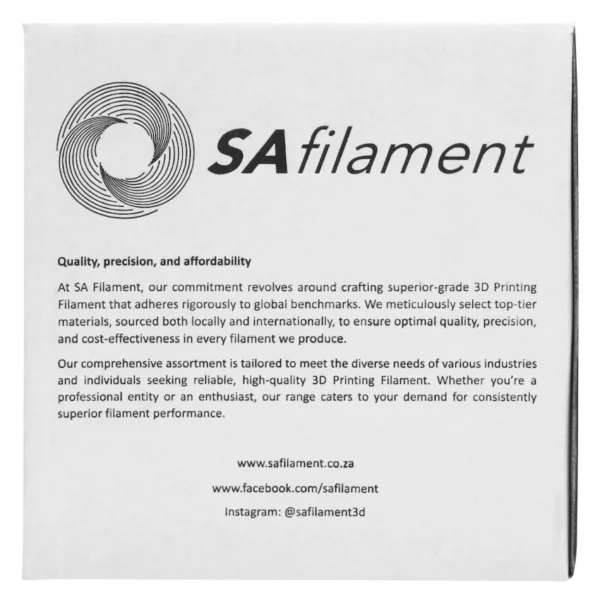 SA Filament ABS Premium Filament – Cool White (1kg)
