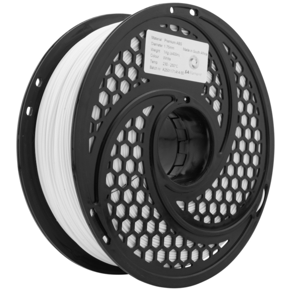SA Filament ABS Premium Filament – White (1kg)