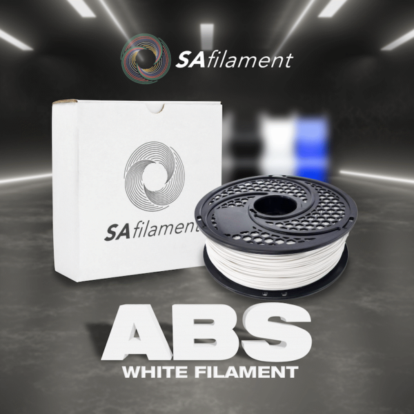 SA Filament ABS Premium Filament – White (1kg)
