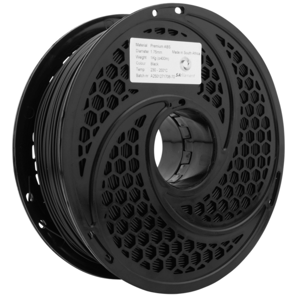 SAF-ABSPRE-A02-14 SA Filament ABS Premium Filament – Black (1kg)