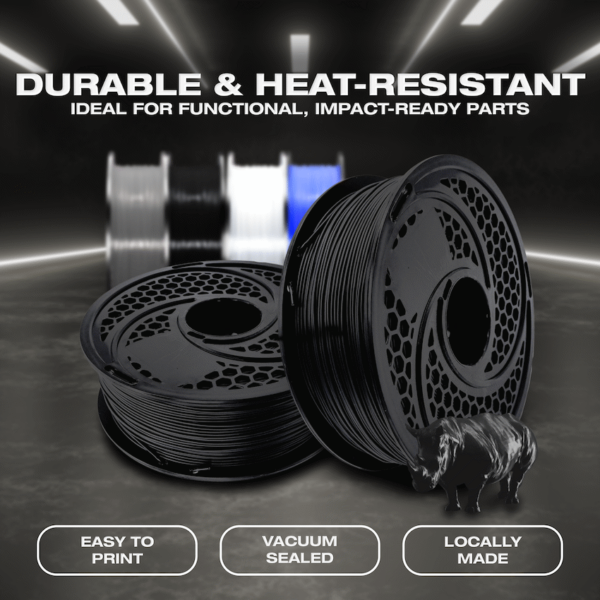 SAF-ABSPRE-A02-4 SA Filament ABS Premium Filament – Black (1kg)