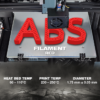 SA Filament ABS Premium Filament – Red (1kg)