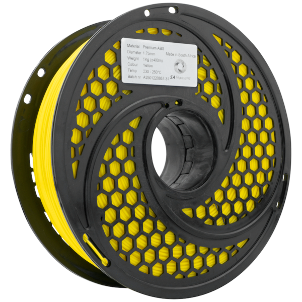 SA Filament ABS Premium Filament – Yellow (1kg)
