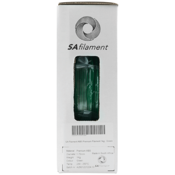 SA Filament ABS Premium Filament – Green (1kg)