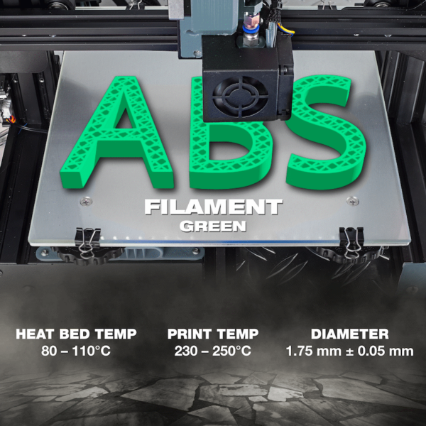 SA Filament ABS Premium Filament – Green (1kg)