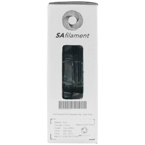 SA Filament ABS Premium Filament – Dark Grey (1kg)