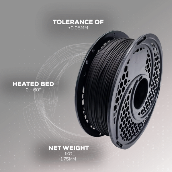 SA Filament PLA Filament – Black (1kg)
