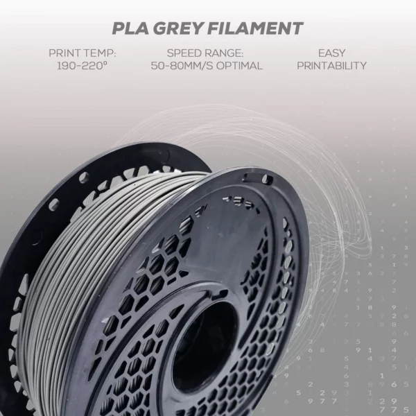 SA Filament PLA Filament – Grey (1kg)