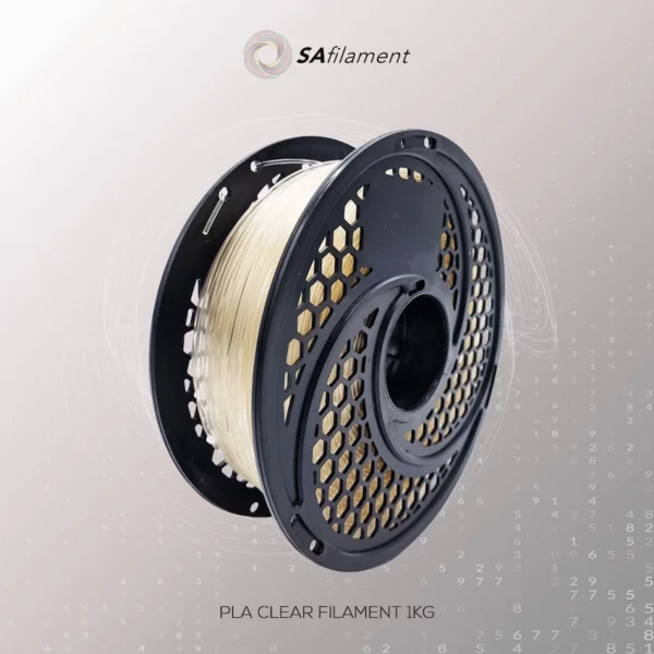 SA Filament PLA Filament – Clear (1kg)