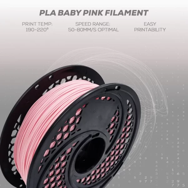 SA Filament PLA Filament – Baby Pink (1kg)