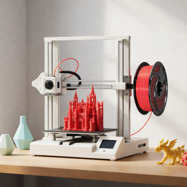 SA Filament PLA UV Neon Filament – Fire Red (1kg)