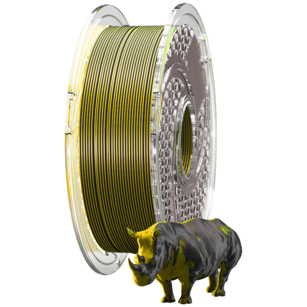 SA Filament Dual Silk PLA Filament – Charred Gold (750g)