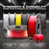 SA Filament PLA Hyper Filament – Red (1kg)