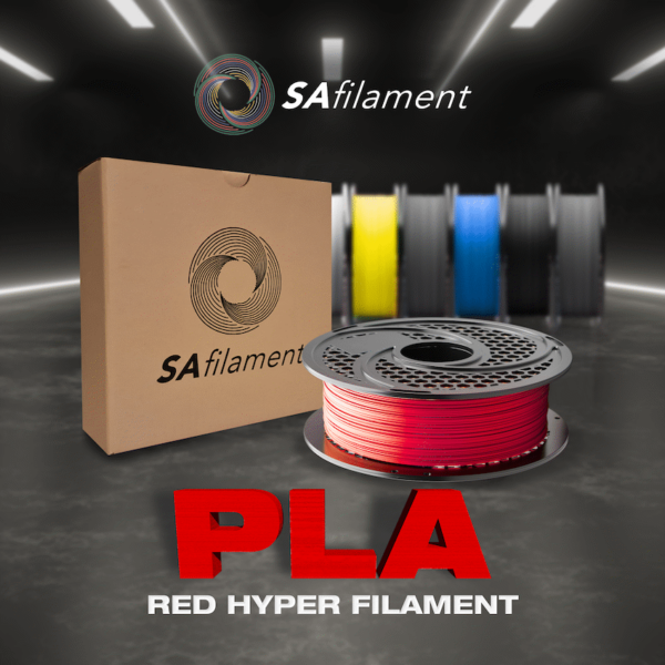 SA Filament PLA Hyper Filament – Red (1kg)