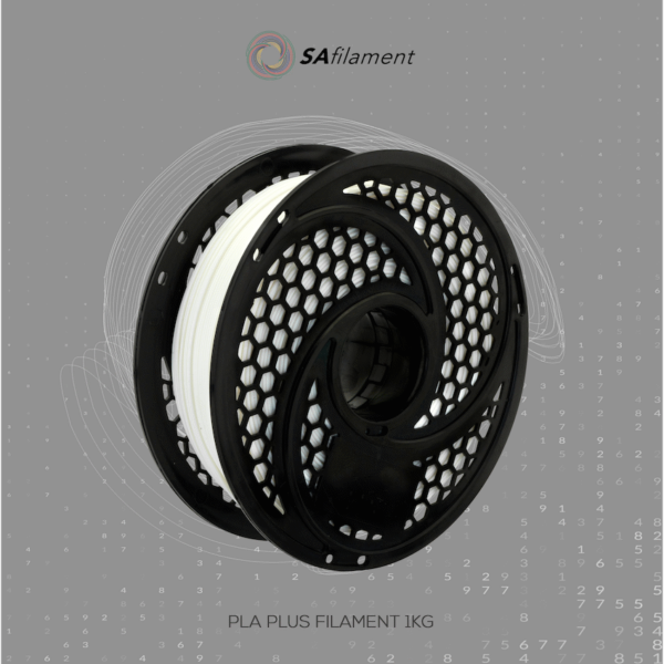 SA Filament Silk PLA Plus Filament – Pearl White (1kg)