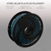 SA Filament Silk PLA Plus Filament – Steel Blue (1kg)