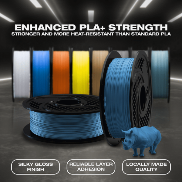 SA Filament Silk PLA Plus Filament – Steel Blue (1kg)