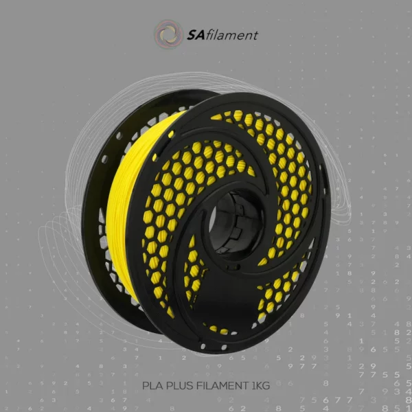 SA Filament Silk PLA Plus Filament – Yellow (1kg)
