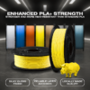 SA Filament Silk PLA Plus Filament – Yellow (1kg)