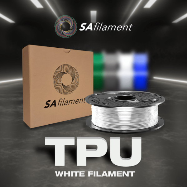 SA Filament TPU 95A Filament – White (500g)