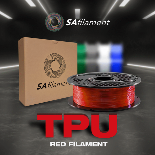 SA Filament TPU 95A Filament – Red (500g)